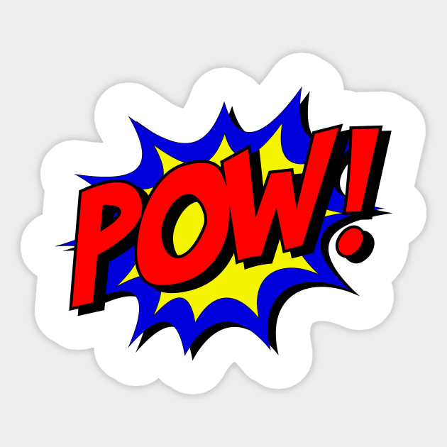 POW! Sticker by Scruffies